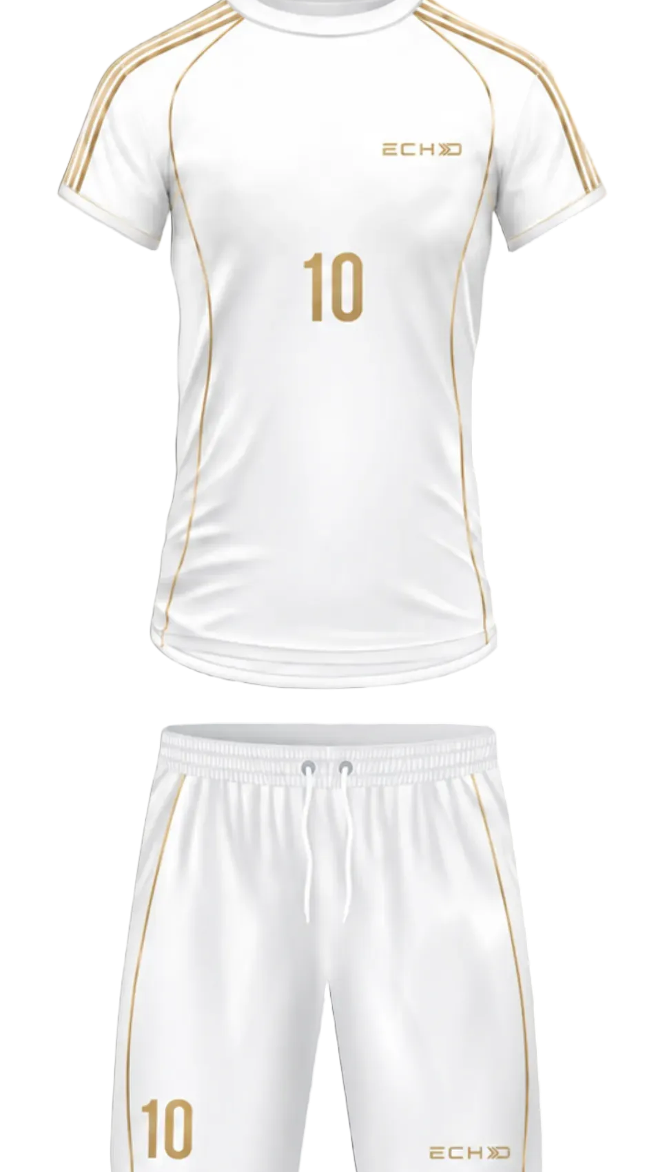 ECHO maillot Elite - blanc & or