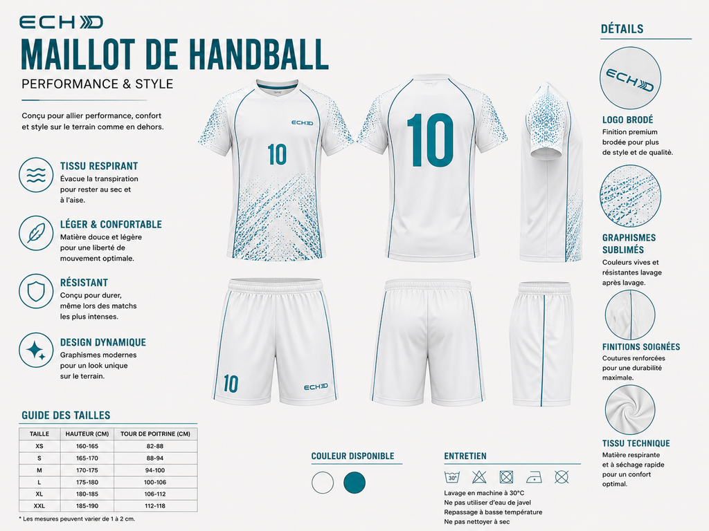 ECHO Maillot Frost - blanc & turquoise