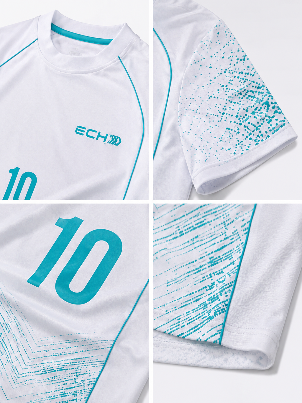 ECHO Maillot Frost - blanc & turquoise