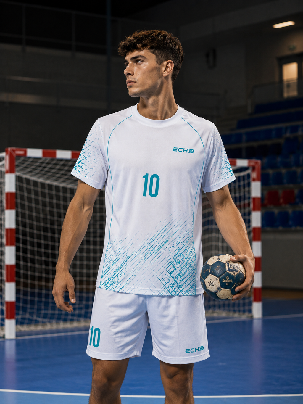 ECHO Maillot Frost - blanc & turquoise