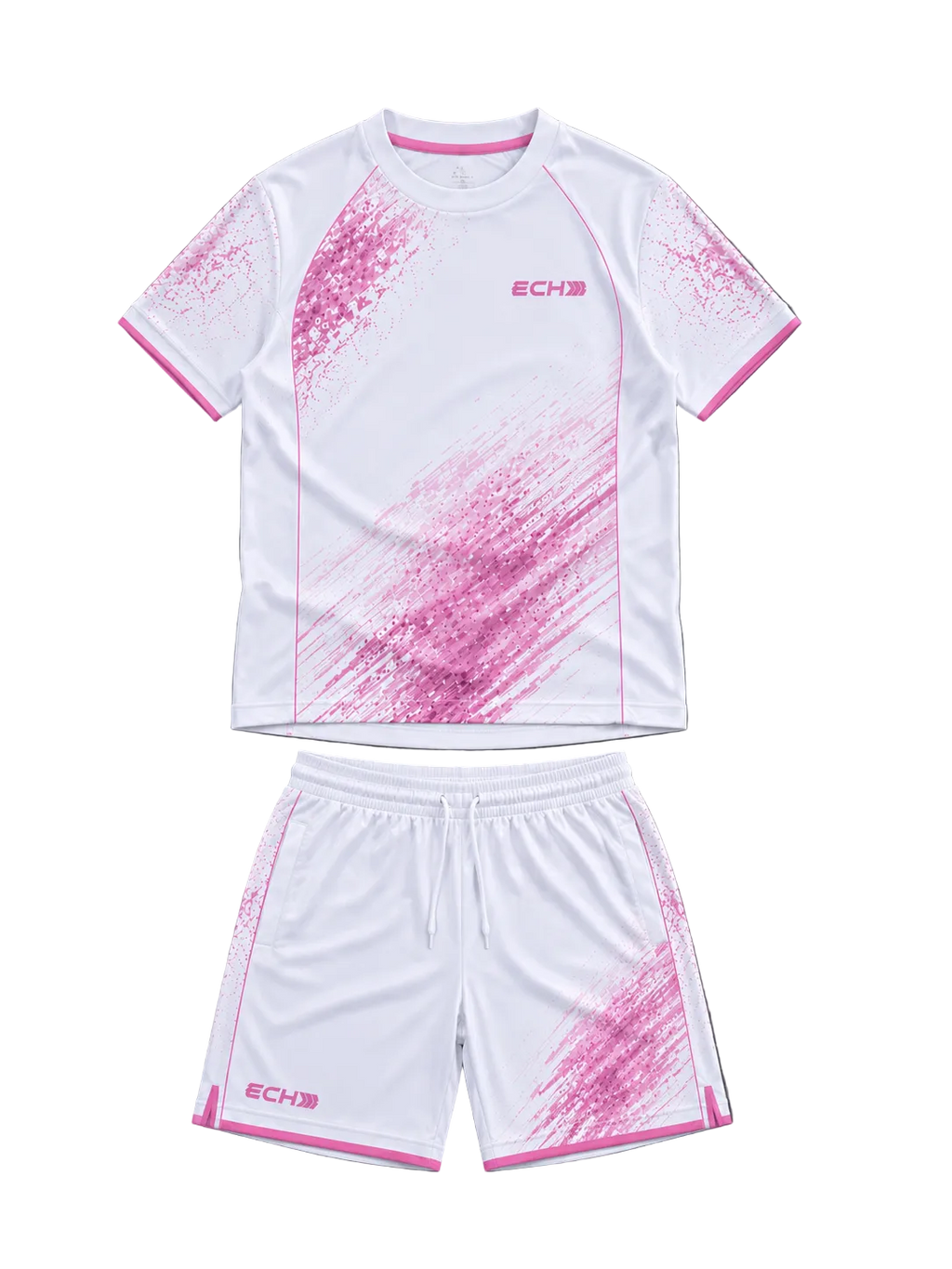 Ensemble Goat - blanc & rose