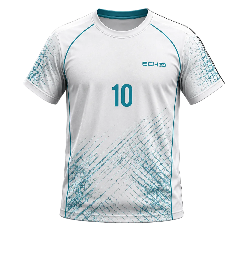ECHO Maillot Frost - blanc & turquoise